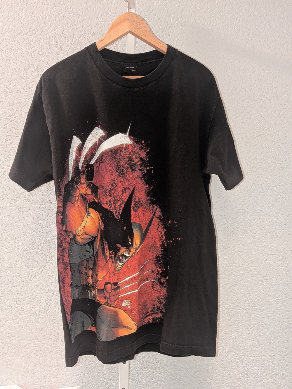 Vintage 2000s Marvel Wolverine T-Shirt Mad engine
